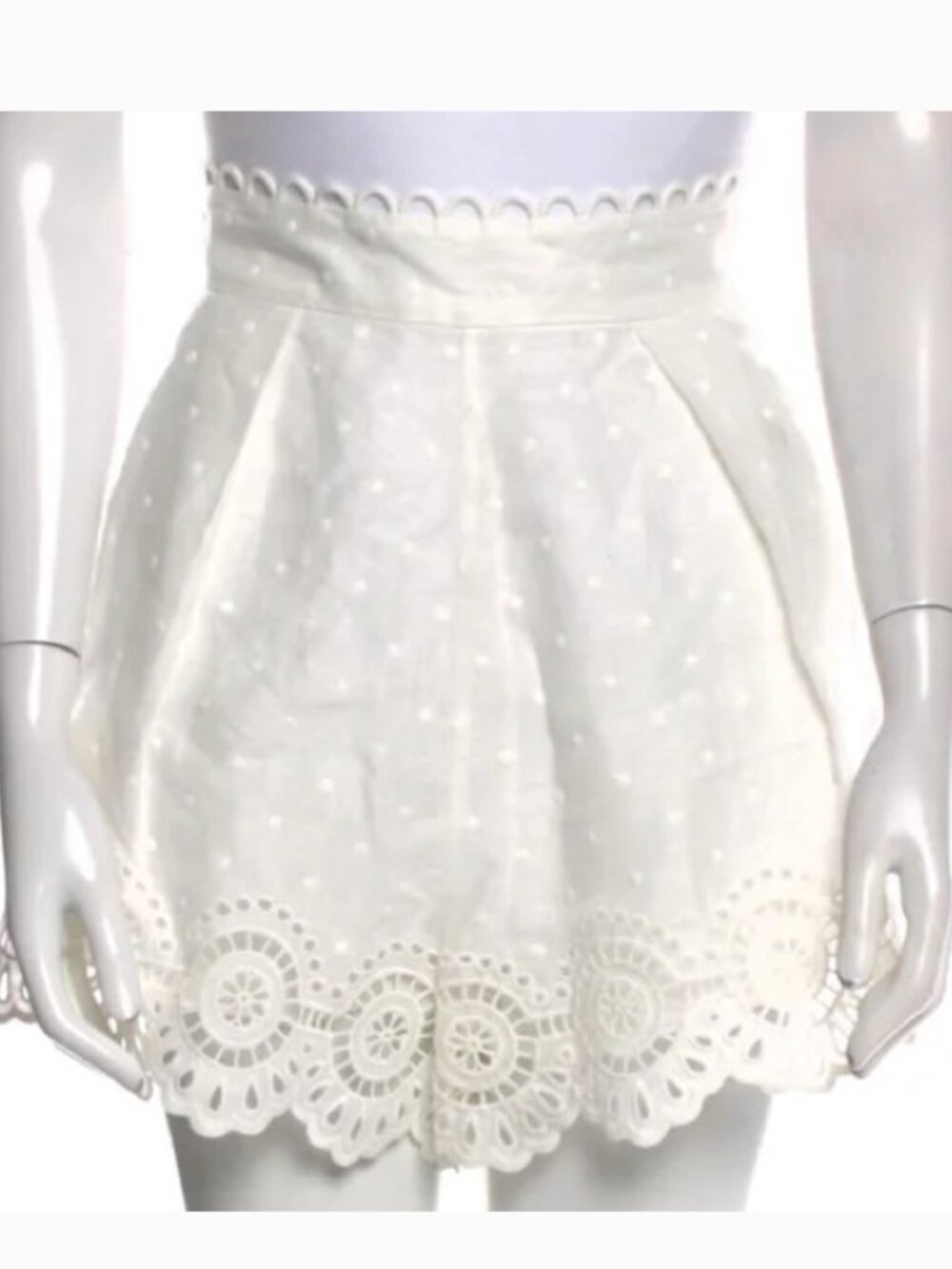 NWT Zimmermann Bellitude Scalloped Shorts Size 1